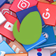 Falling Social Icon Logo Reveal - VideoHive Item for Sale