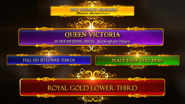 Royal Gold Lower Third