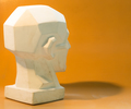 Tutorial primitive plaster head model. - PhotoDune Item for Sale