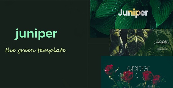 Juniper - Creative Multi Purpose Template