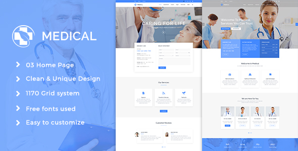 Medical Health Psd Template