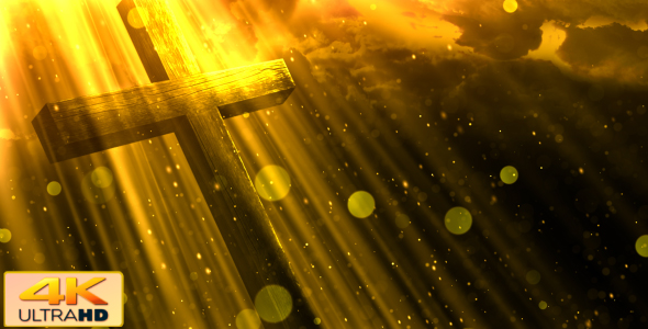 Worship Background - Divine Cross