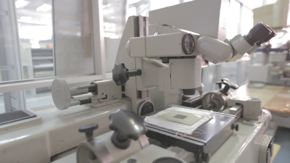 Microscope in a Laboratory