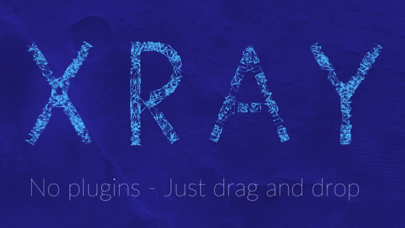 XRay Font - An Animated Technologic Typography