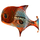 Animated Semi-transparent Fish Model - 3DOcean Item for Sale