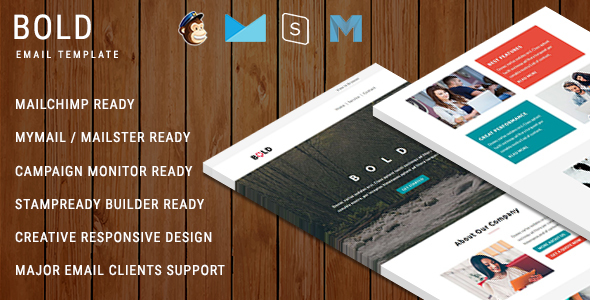 BOLD - Multipurpose Responsive Email Template With Online StampReady Builder Access