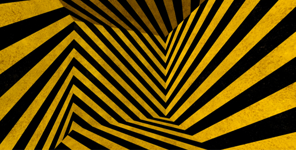 Yellow and Black Stripes Room alt