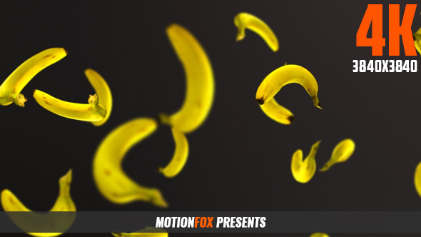 Banana Falling 4K alt