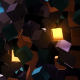 Circle Stage Of Cubes (Blue And Orange) - VideoHive Item for Sale