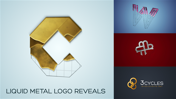 Liquid Metal Logo Reveals
