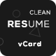 Clean Resume/CV HTML5 Template - ThemeForest Item for Sale