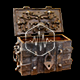 Open Wooden Treasure Chest