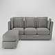 Sofa L shape. - 3DOcean Item for Sale