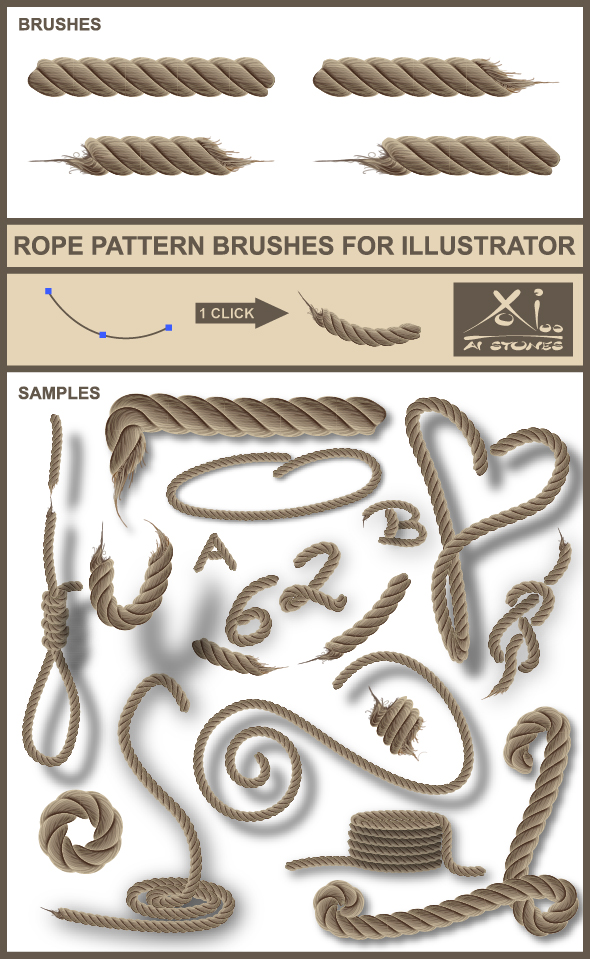 CRMla Rope Brush Illustrator Cs4
