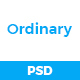 Ordinary - Corporate PSD Template - ThemeForest Item for Sale