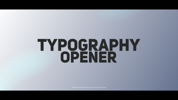 Typography Opener alt