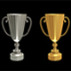 Gold and Silver Cups - VideoHive Item for Sale
