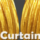 Gold Fabric Curtain Opening - VideoHive Item for Sale