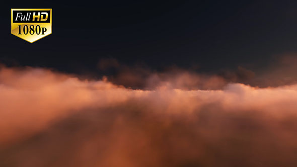 Fly Through Evening Clouds 2
