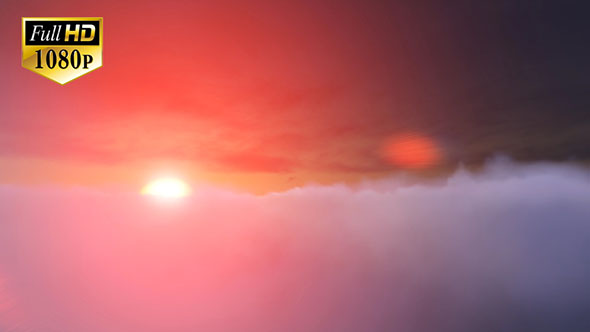 Sunset in the Clouds