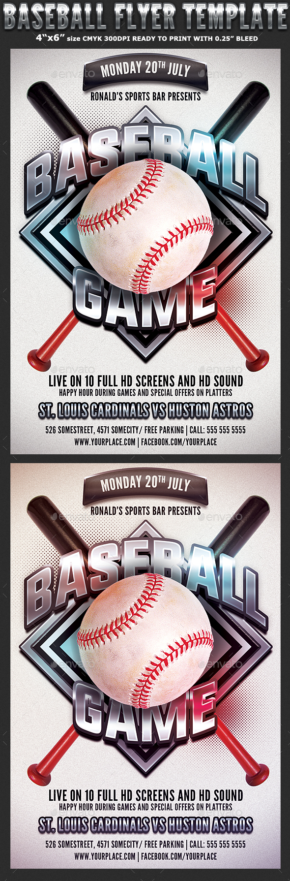 Baseball Fundraiser Flyer Template