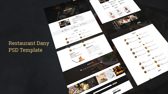 Restaurant Dany-PSD Template