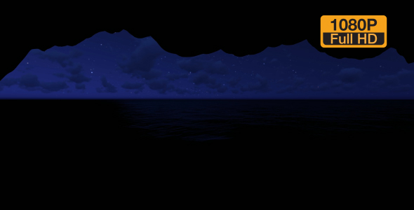 Cave and Sea Night