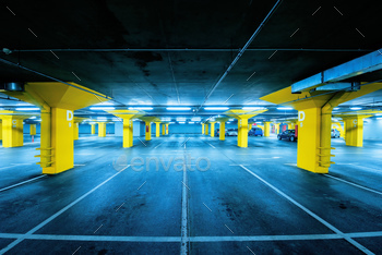 mpty spaces for more vehicles, urban exploration and geometry in architecture