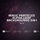 Magic Particles Alpha Loop Backgrounds 3in1 Part01 - VideoHive Item for Sale