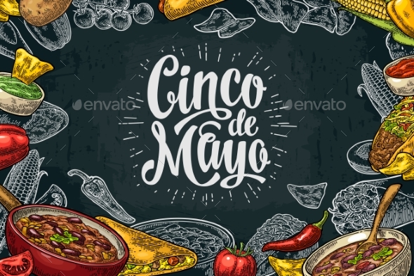 Mexican Traditional Food Restaurant Menu Template