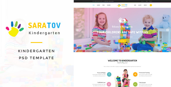 Saratov - Kindergarten PSD Template