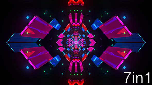Crystals VJ Loops Backgrounds