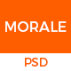 Morale - Creative PSD Template - ThemeForest Item for Sale