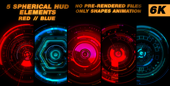 Circular Hud Sci-fi Elements