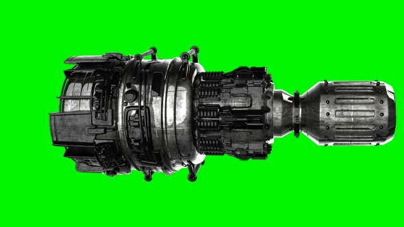Loop Rotate Jet Engine Turbine alt