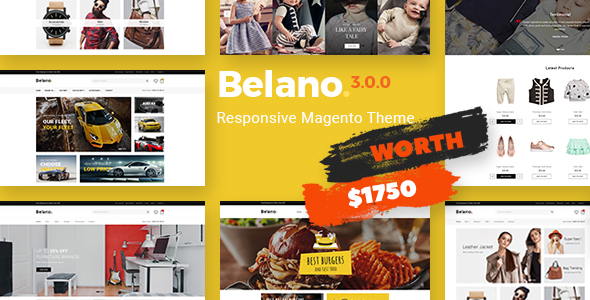 Belano – Fastest & Most Customizable Magento 2 Theme