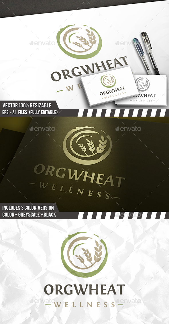 Organic Wheat Logo