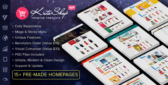 KuteShop – Fashion, Electronics & Marketplace Elementor WooCommerce Theme (RTL Supported)