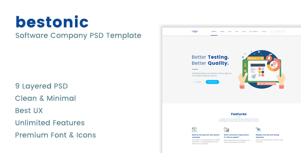 Bestonic PSD Template