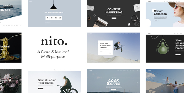 Nito – A Clean & Minimal Multi-purpose WordPress Theme