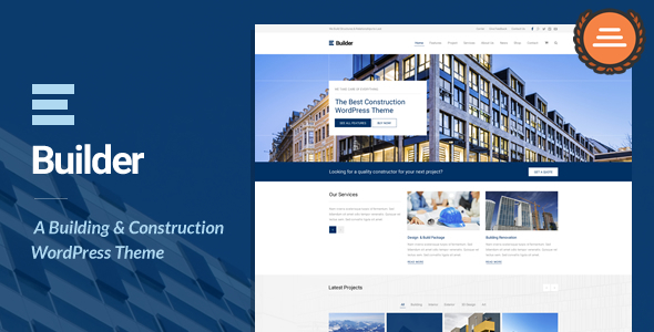 Builder - Motyw WordPress dla budownictwa i budownictwa
