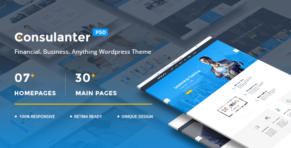 Consulanter - Business & Consulting PSD Templates