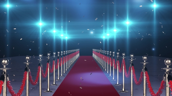Flight on the Red Carpet with Flying Confetti alt