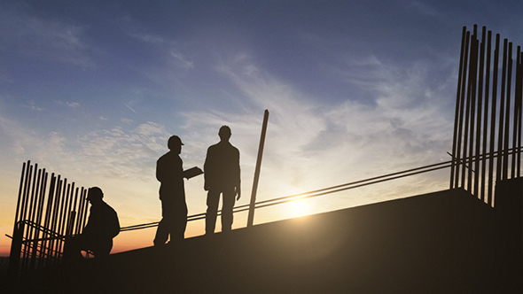 Construction Workers Silhouette alt