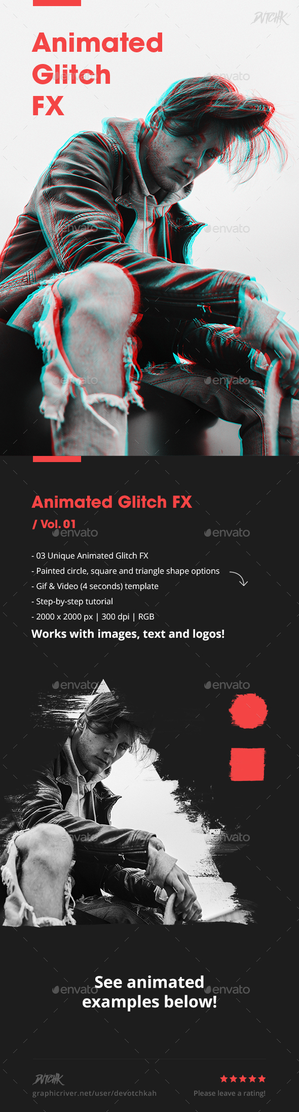 Animated Glitch FX - Vol. 01