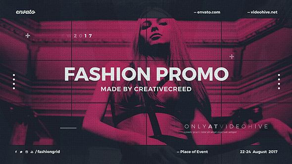 Fashion Event Promo / Dynamic Opener / Clothes Collection / Grid Slideshow / Backstage