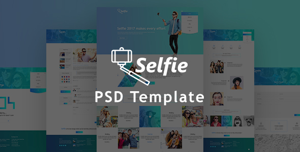 Selfy Photography PSD Template