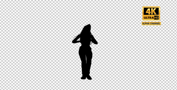 Sexy Woman Dancing Silhouette with Transparency-7 alt