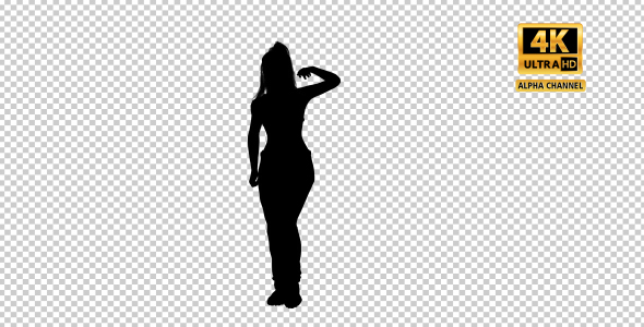 Sexy Woman Dancing Silhouette with Transparency-10 alt
