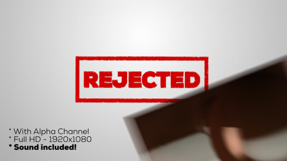 Rejected - Stamp